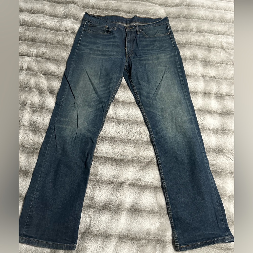Levi’s Men’s Straight 514 34/32 Blue Denim Jeans